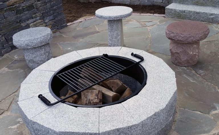 Granite Round Firepit